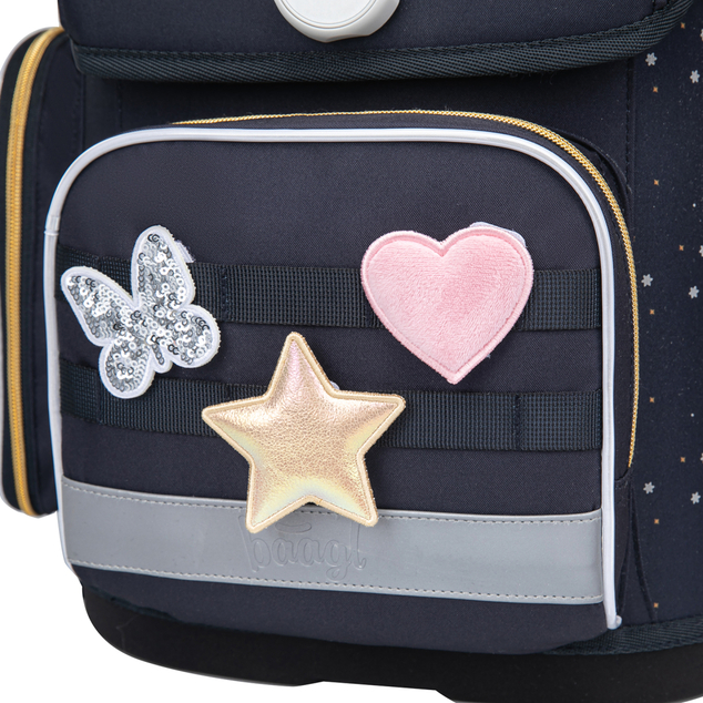 BAAGL Cartella Scolastica Ergo Unicorn Gold