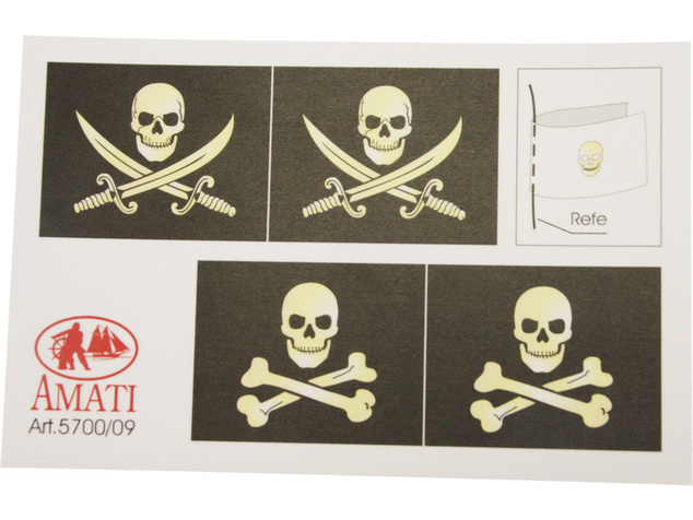 AMATI Adventure pirátska loď 1760 1:60 kit