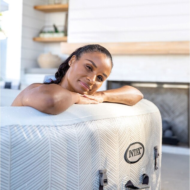 Nafukovacia vírivka INTEX 28446 Pure Spa Chevron Deluxe