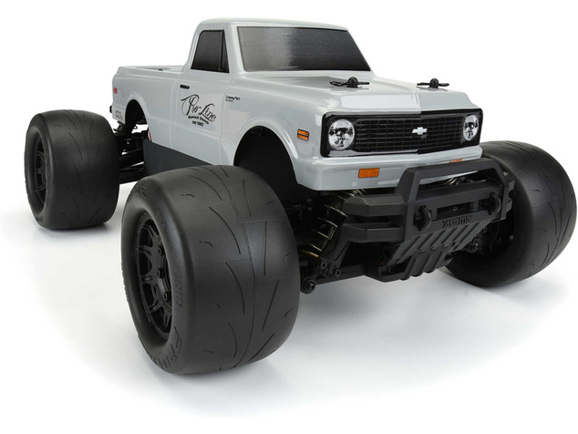 Pro-Line karoséria 1:10 Chevrolet C-10 1972 šedá (Stampede, Granite)