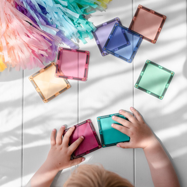 CONNETIX® Pasztell Kreatív csomag mágneses építőkészlet 120 db