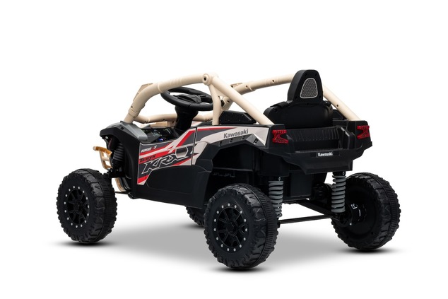Elektrické autíčko Kawasaki TERYX KRX 1000 12V, khaki, jednomiestne, odpružená zadná nápra