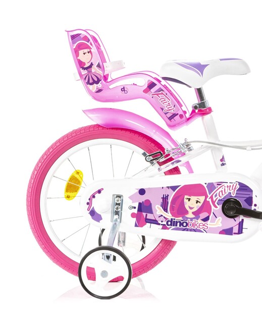 Dino Bikes - Detský bicykel 16" 164RSN-05FY - Fairy biely 2024
