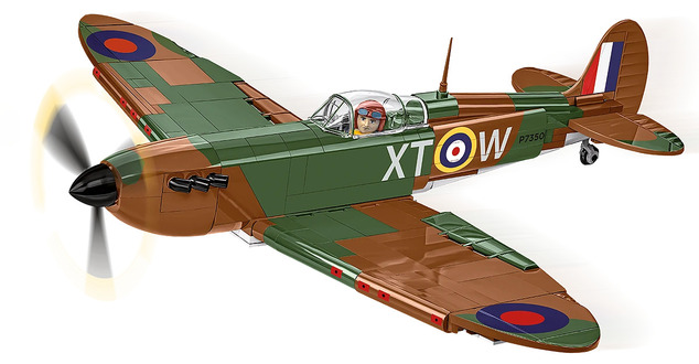 Cobi 5778 II WW Supermarine Spitfire Mk.II, 1:32, 384 k, 1 f