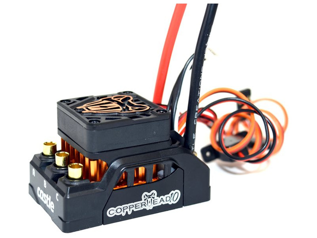 Castle motor 1415 2400ot/V senzored 5mm, reg. Copperhead 10