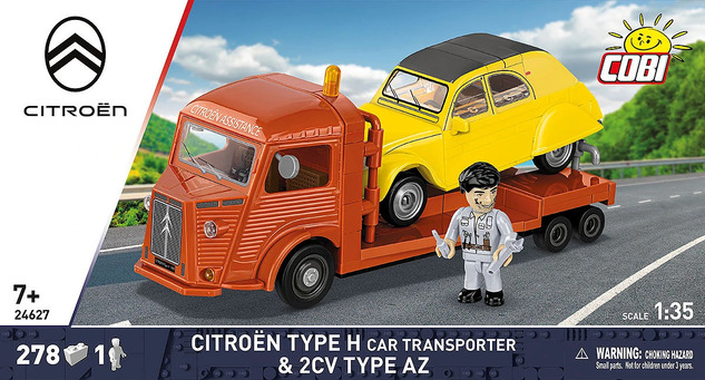 Cobi Citroën Type H Odťahovka, 1:35, 280 k, 1 f