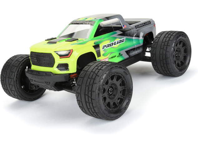 Pro-Line koleso s pneu 1:18 Menace Street H12mm, disk čierny (4): Granite GROM