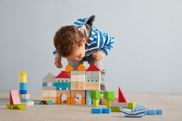 Haba Grundbausteine mehrfarbig, mittleres Set