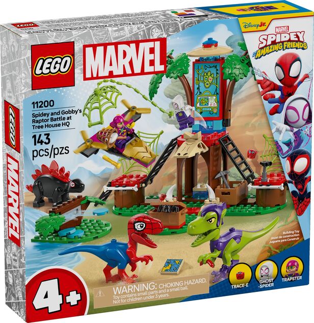 LEGO® Marvel Spidey 11200 Gobby a bitka raptorov v základni na strome