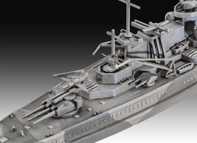 Starter Kit loď 75181 - Battleship Gneisenau (1:1200)