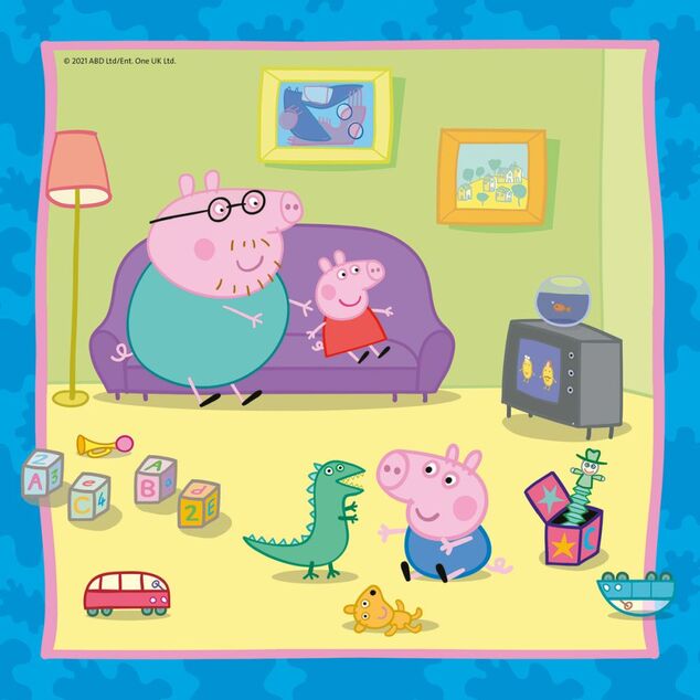 Ravensburger Prasiatko Peppa 3x49 dielikov
