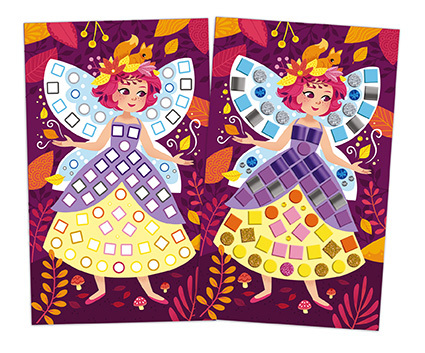 Janod Atelier Mozaika Princezné a víly Maxi 5+