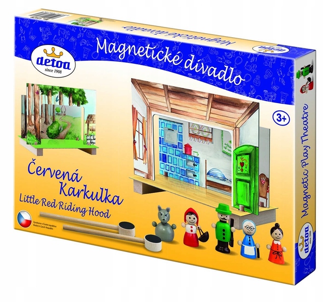 Divadlo magnetické Červená Čiapočka