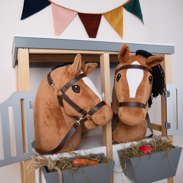 Bieco - Hobby Horsing na tyči - koník hnedý, veľ. S