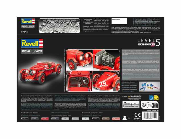 Maquette en plastique voiture 07751 - Aston Martin Ulster (1:32)