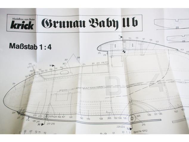 Krick Grunau Baby 1:4 kit