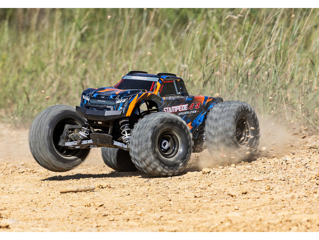 Traxxas Stampede 4x4 1:10 VX3 RTR portocaliu