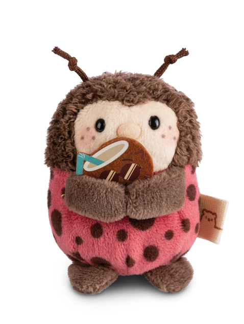 NICI plyš MyMochi Lienka Dozz 8 cm v kostýme ananás s kokosom, set darčekové bal.