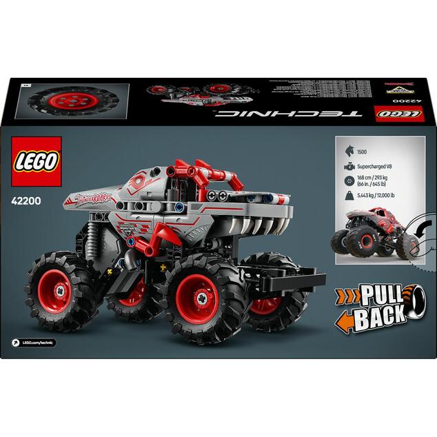 LEGO® Technic 42200 Monster Jam™ ThunderROARus™ s naťahovacím motorom