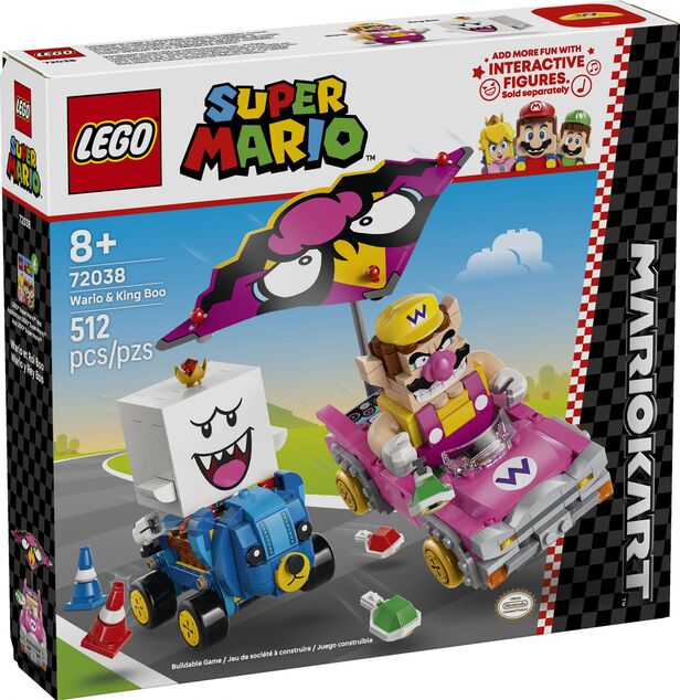 LEGO® Super Mario 72038 Mario Kart™ – Wario a King Boo
