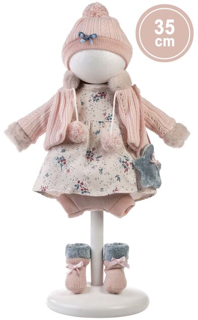 Llorens 535E ELENA - realistická bábika s mäkkým látkovým telom - 35 cm