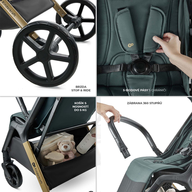 Kinderkraft Kočík športový Loom Green