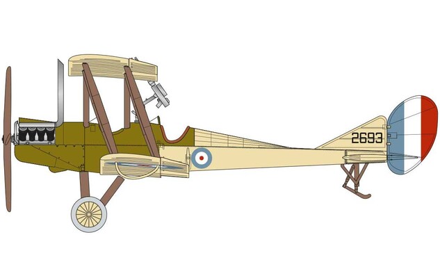 Classic Kit letadlo A02101 - Royal Aircraft Facility BE2C (1:72)