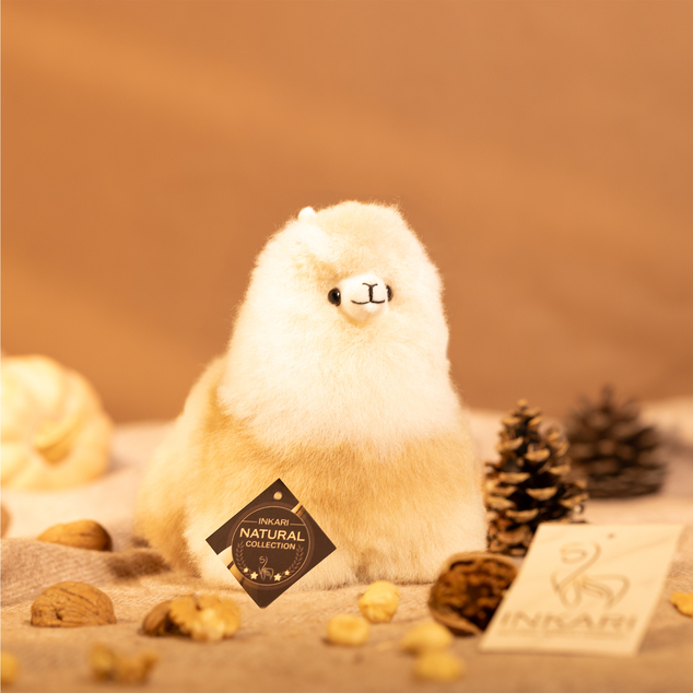INKARI Jucărie de pluș Alpaca Mini Sahara 15cm