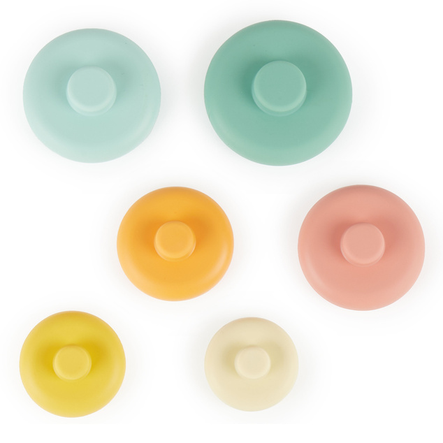 Bieco - Silikónová stohovacia veža - Tropical Vibe