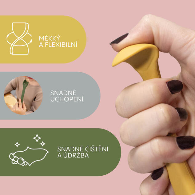 Lingură din silicon, Mustard Yellow