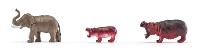 Safari-Tiere - Figuren-Set in MEGA-Röhre, 30 Figuren