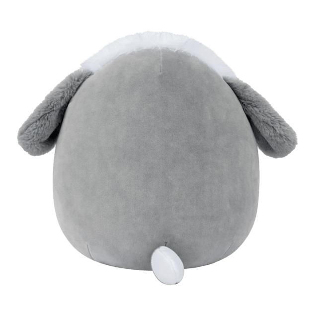 SQUISHMALLOWS Sivo-biely ovčiarsky pes - Arnold, 13 cm