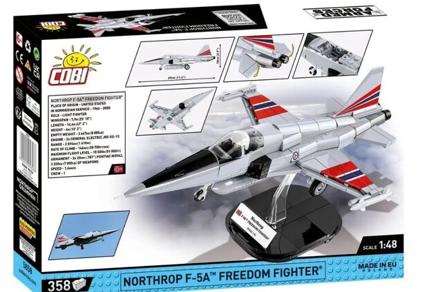 Cobi Northrop F-5A Freedom Fighter, 1:48, 335 k