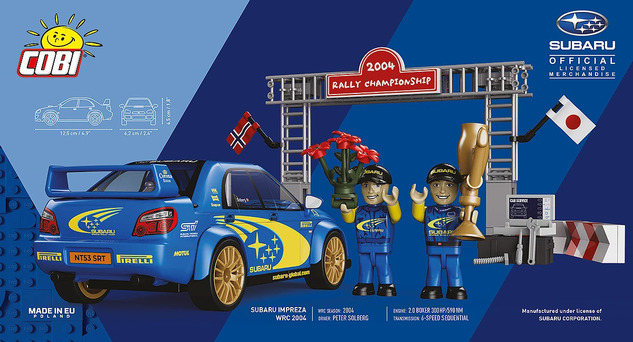 Cobi Subaru Impreza WRC 2004, 1:35, 207 к, 2 ф