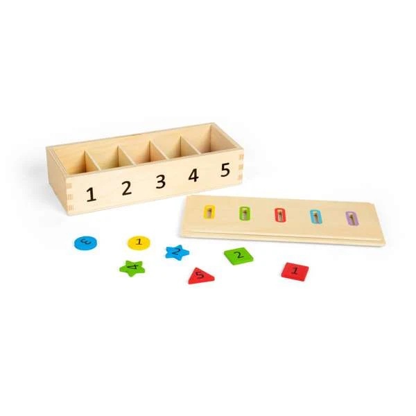 Bigjigs Toys Triedenie farieb, tvarov a čísel