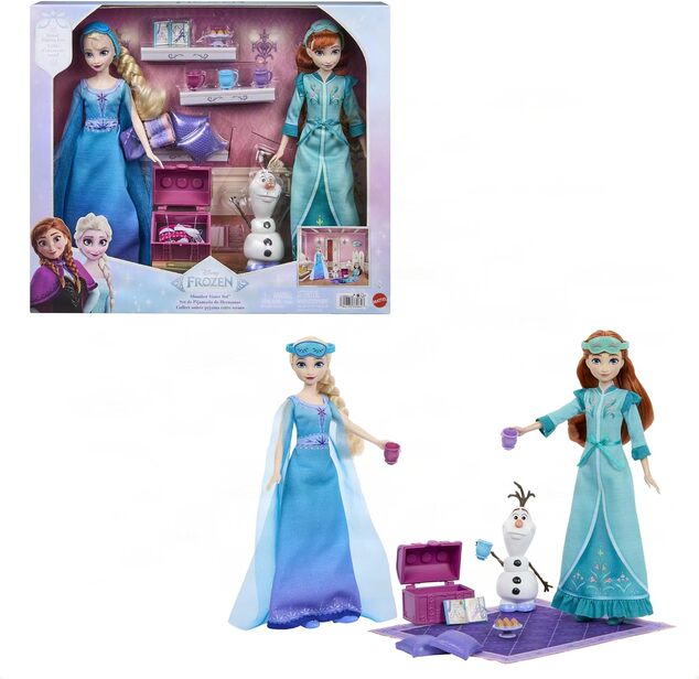 Mattel Disney Frozen, Anna &amp; Elsa set di bambole