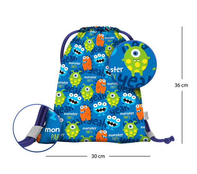 BAAGL Vorschulrucksack Monsters