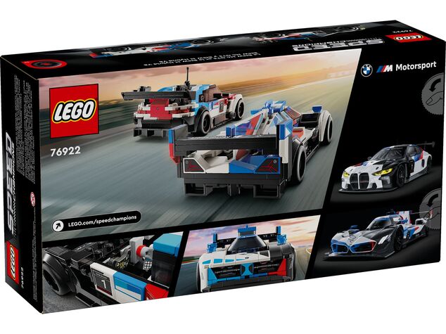 LEGO® Speed Champions 76922 BMW M4 GT3 und BMW M Hybrid V8-Rennwagen