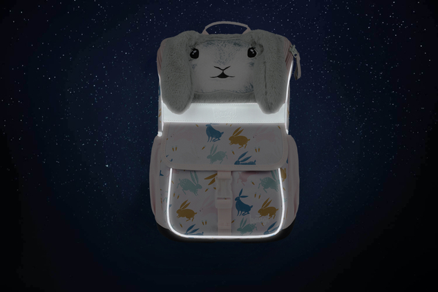 BAAGL SET 5 Zippy Bunny: cartella, astuccio, sacchetto, grembiule, portafoglio