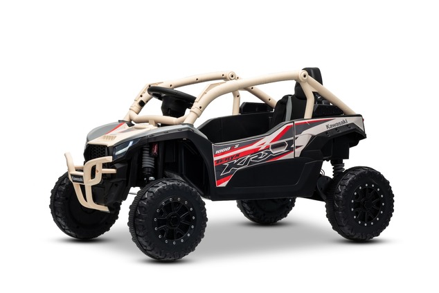 Elektrické autíčko Kawasaki TERYX KRX 1000 12V, khaki, jednomiestne, odpružená zadná nápra