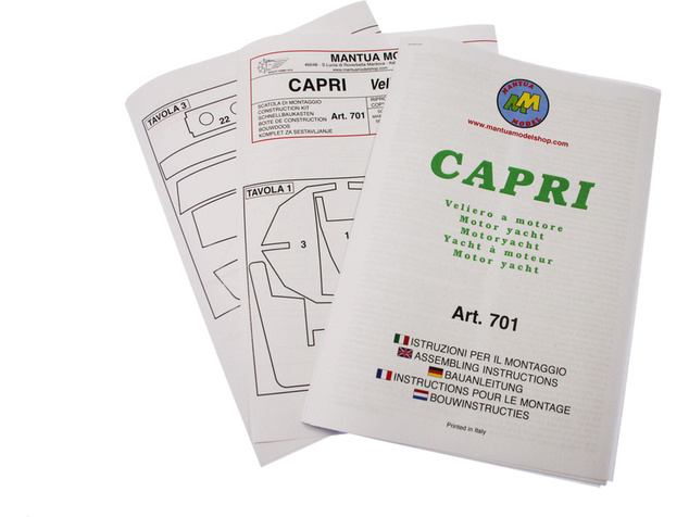 Mantua Model Voilier Capri 1:35 kit