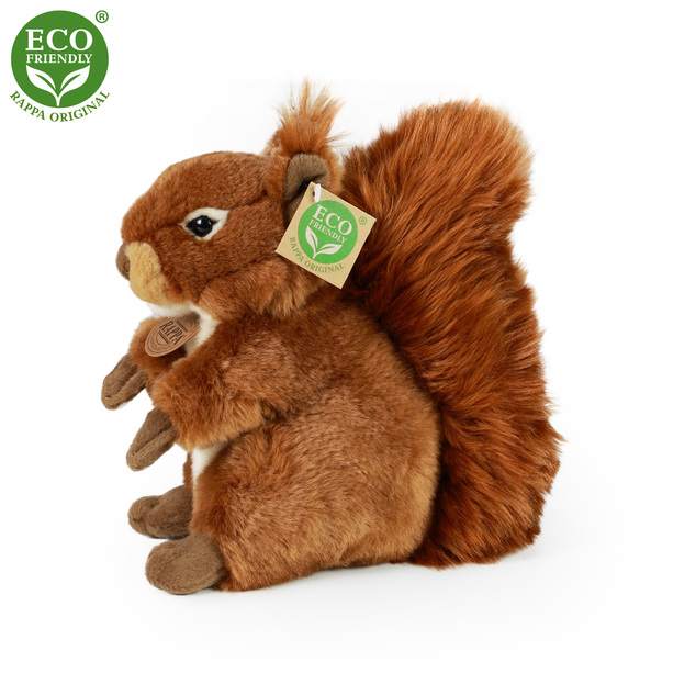 Plyšová veverička 21 cm ECO-FRIENDLY