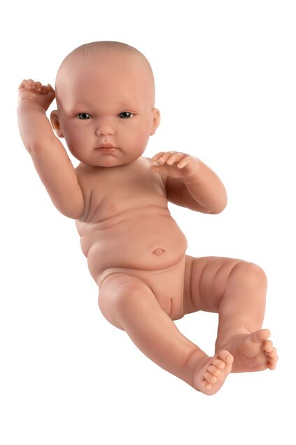 Llorens 63502 NEW BORN DIEVČATKO- realistické bábätko s celovinylovým telom - 35 cm