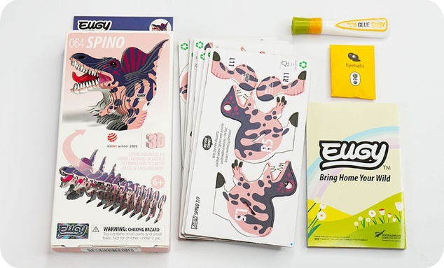 EUGY Spinosaurus 3D kartonasta sestavljanka