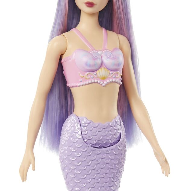 Mattel Barbie rozprávková morská panna - fialová