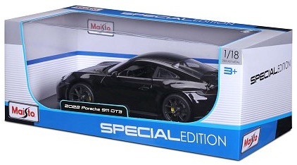Maisto - 2022 Porsche 911 GT3, metalik crna, 1:18