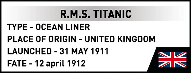 Cobi R.M.S. Titanic, 1:450, 850 k