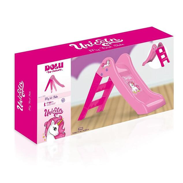 Mon premier toboggan rose