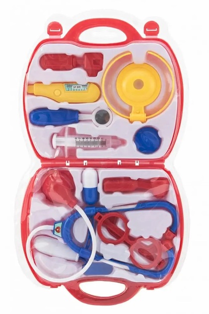 Sada doktor/lekár plast v plastovom kufríku