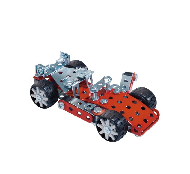 EITECH stavebnica Pretekárske auto Racer Red 135 dielikov